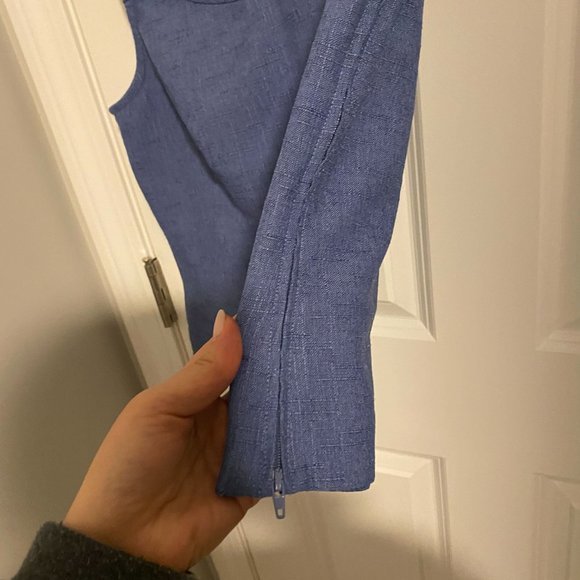 Vintage 3 Piece Sag Harbor Women's Blue‎ and Purple Blouse/Pant/Tank Set - Picture 10 of 11